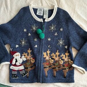 Girls Christmas sweater . Size 5